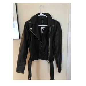 Forever 21 Black Faux Leather Jacket